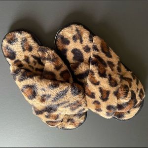 Leopard House Slippers